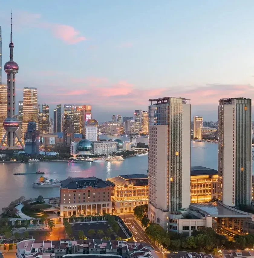View of Shanghai from the Hyatt on the Bund