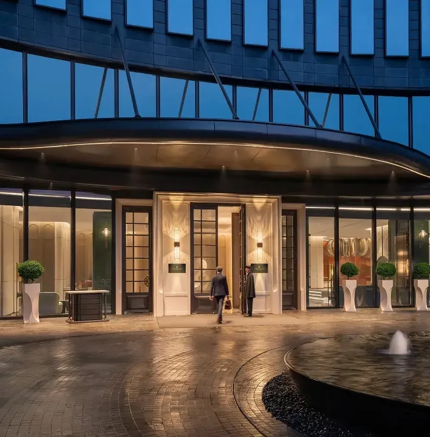 Entrance of the InterContinental Hangzhou Wulin