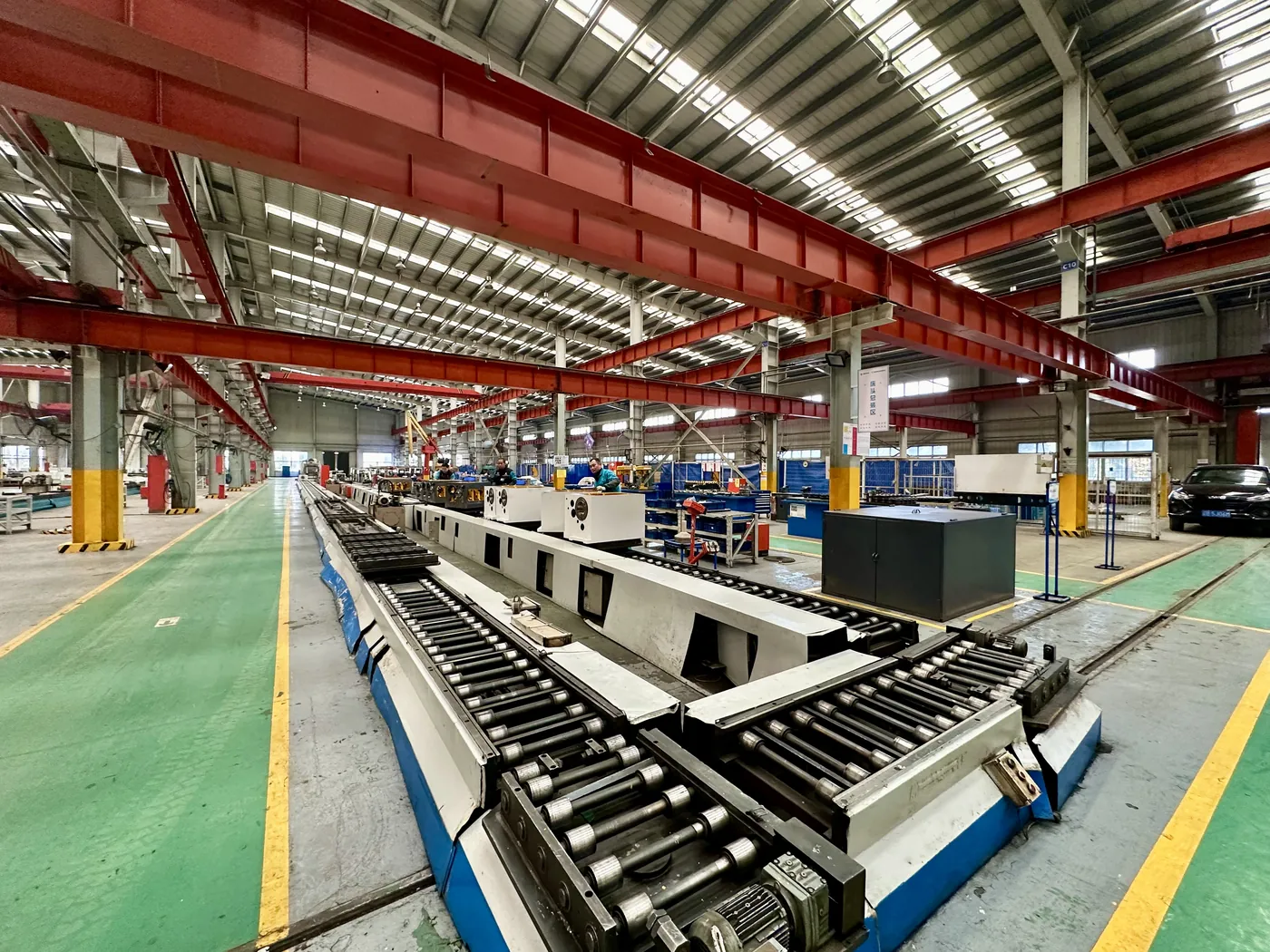 Shop floor of a machinery plant in China