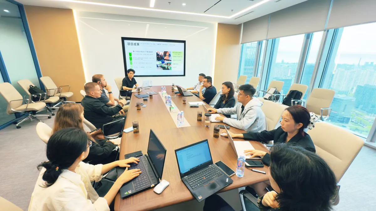 A Russian company in talks with Chinese partners in Shanghai