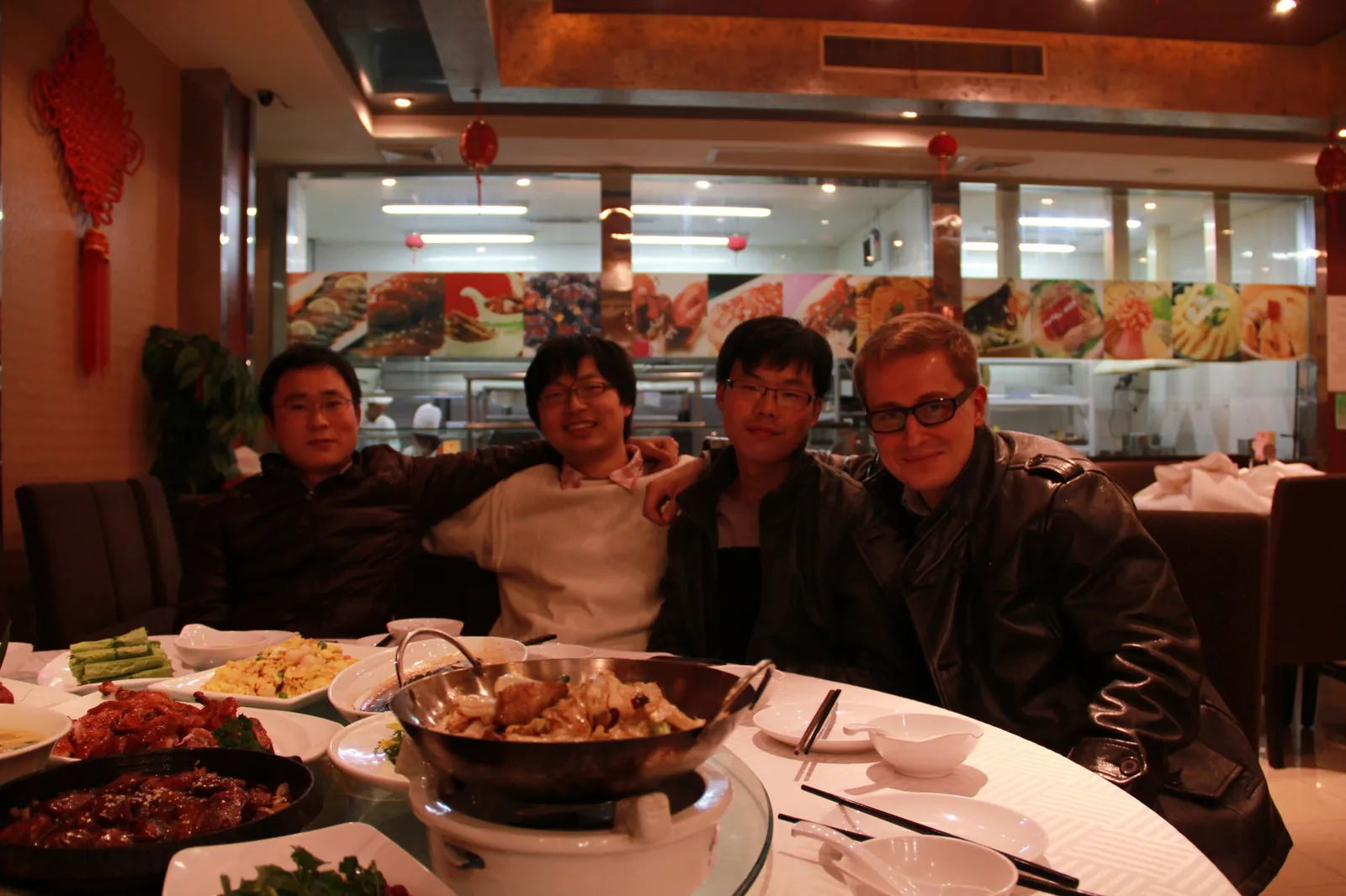 Dinner with Chinese friends
