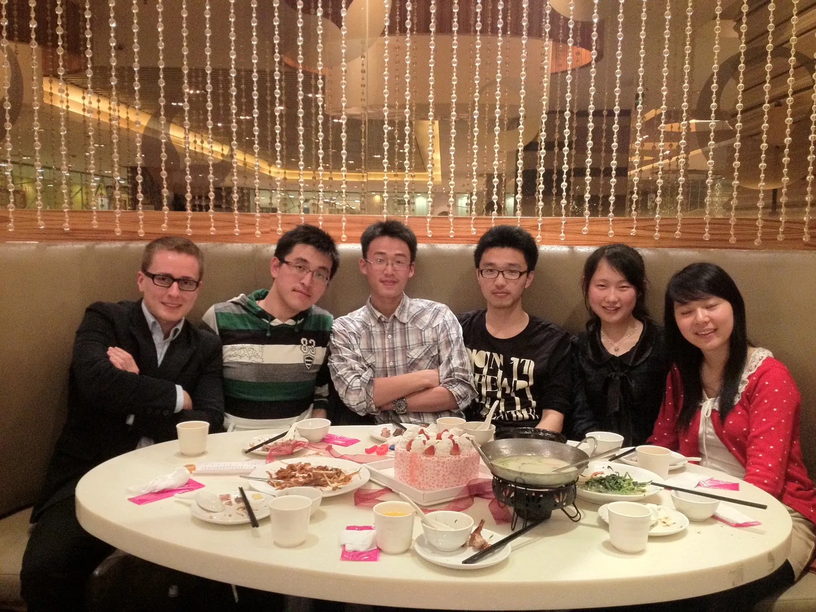 A birthday with classmates