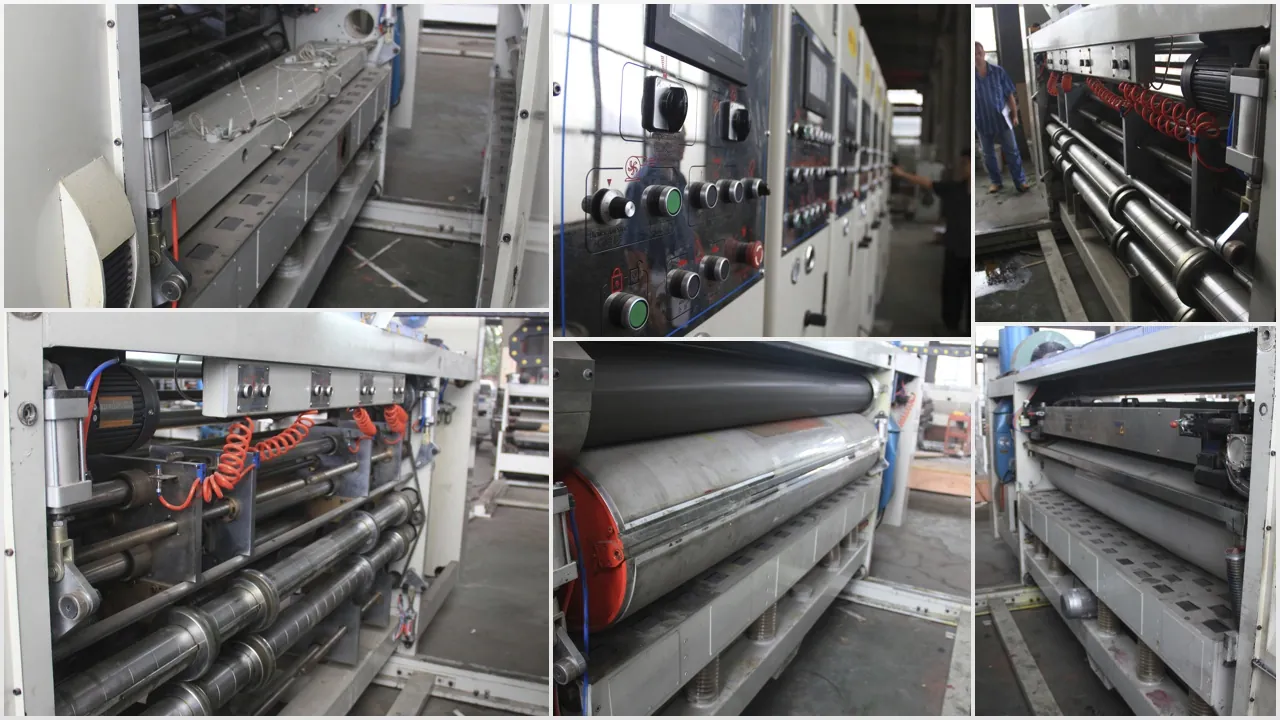 Checking a corrugating line at a factory for a client