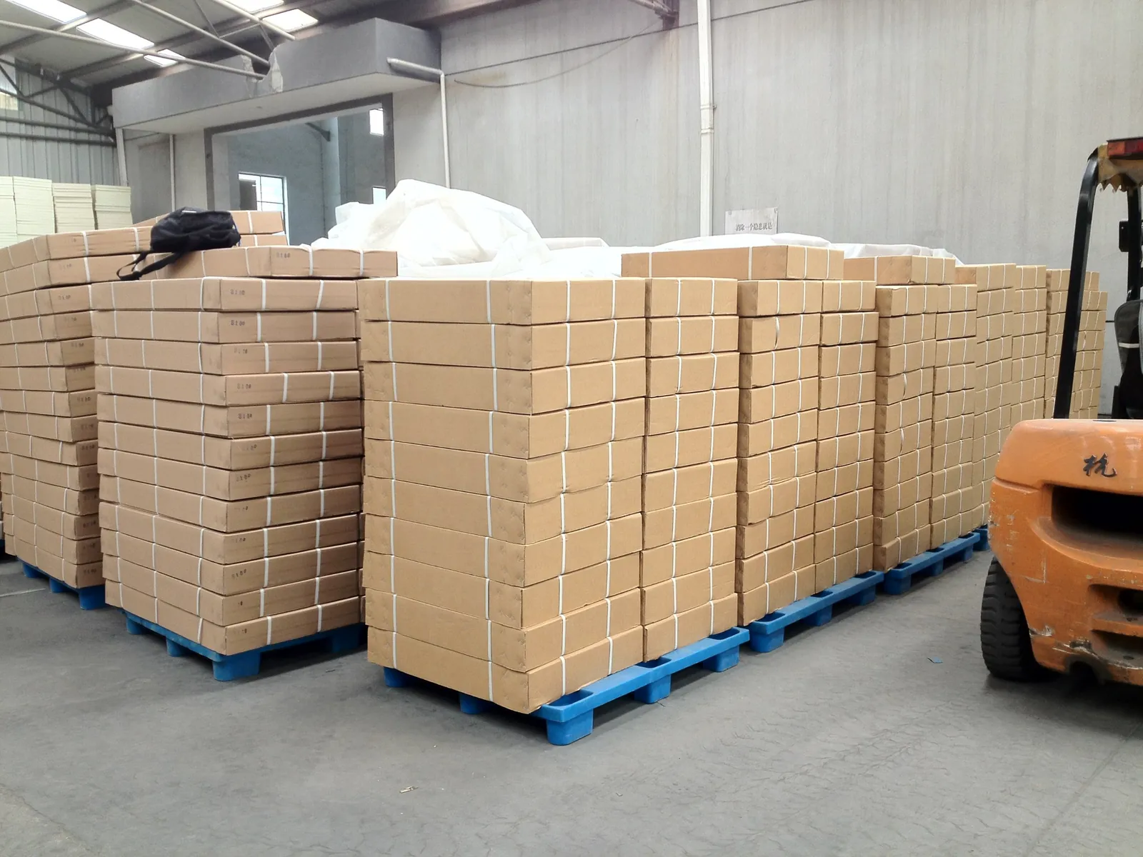 A client’s batch ready for shipment