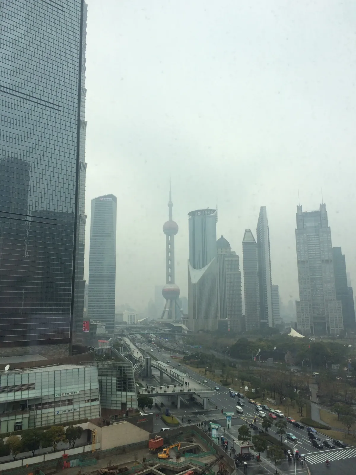 The view of Lujiazui from the office