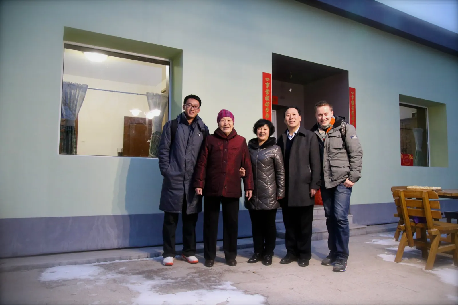Visiting a Chinese family