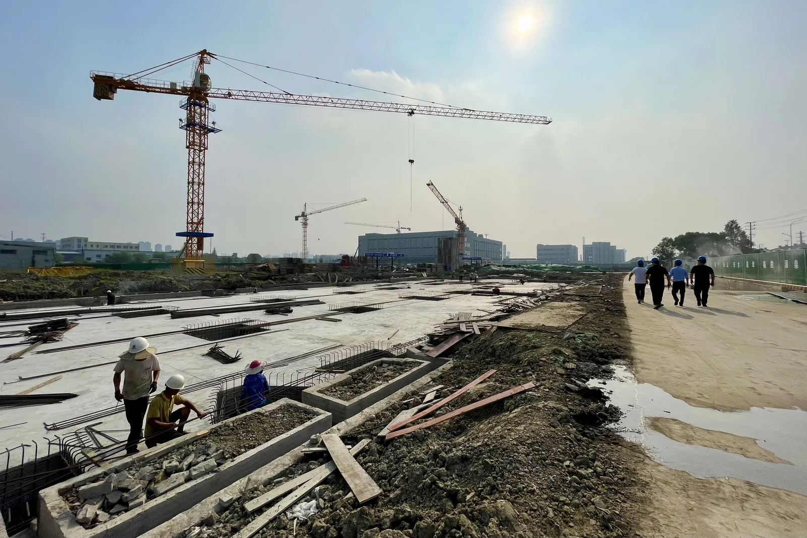Construction begins