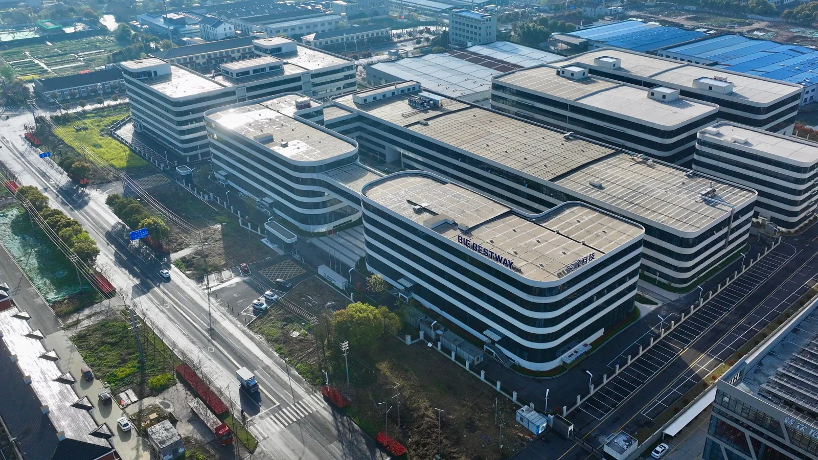 The technology park from above