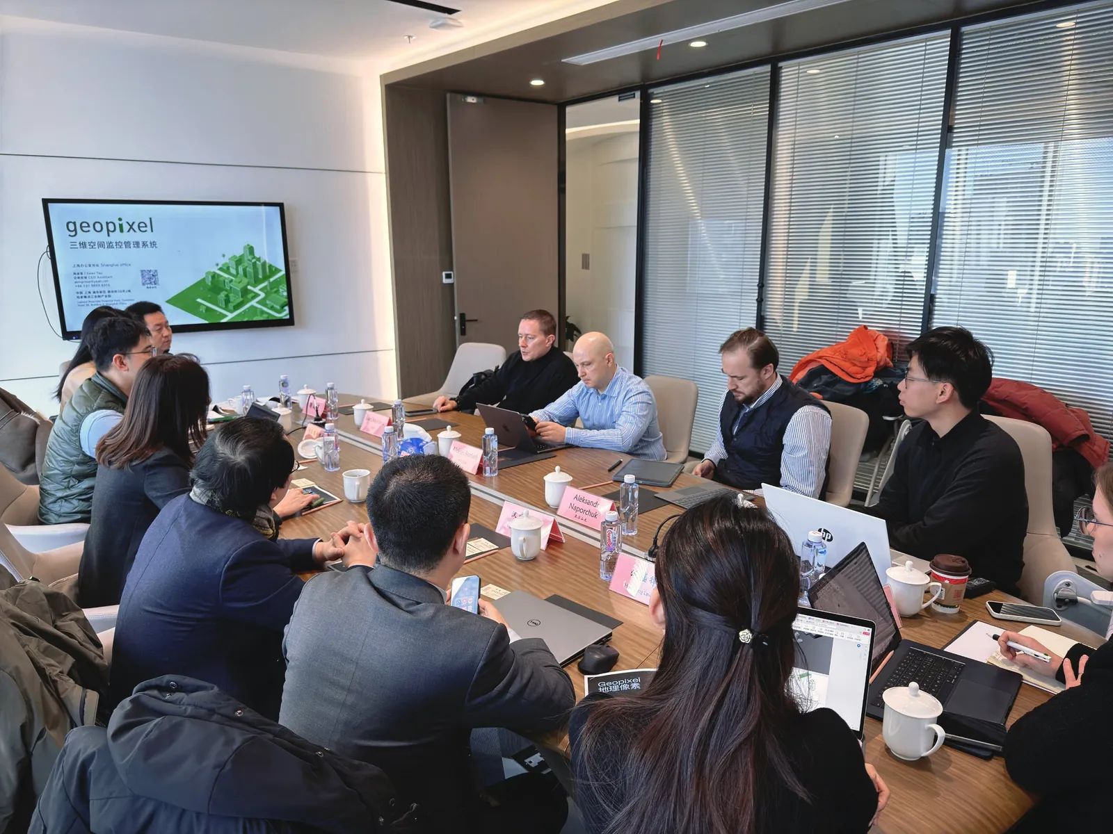Talks for a Russian tech company in Shanghai