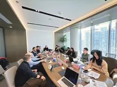 Talks with the Lujiazui district administration in Shanghai