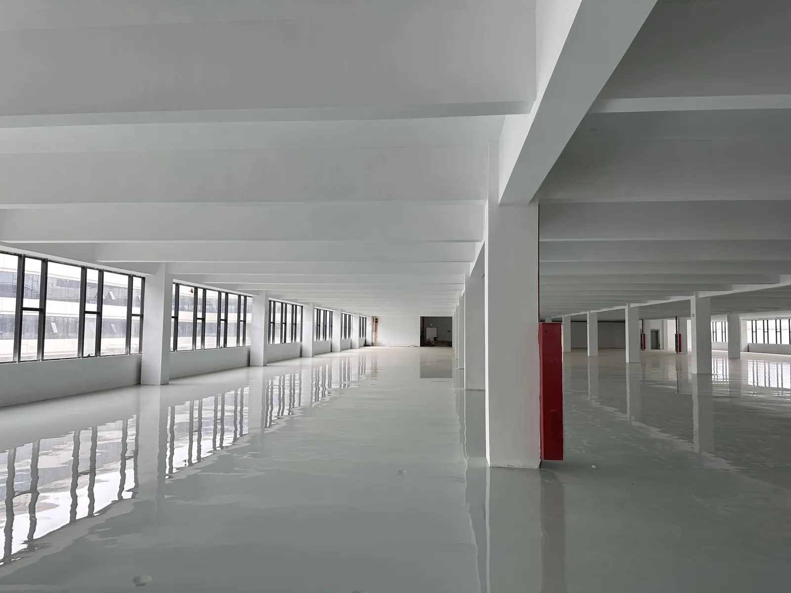 Production floor after finishing works