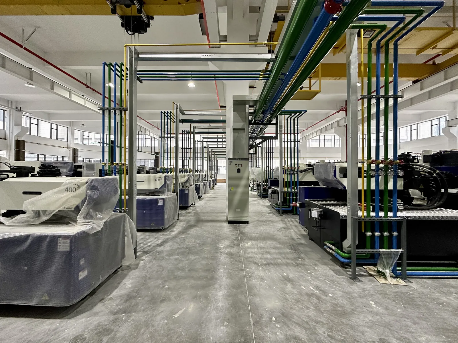 Connecting equipment to utilities